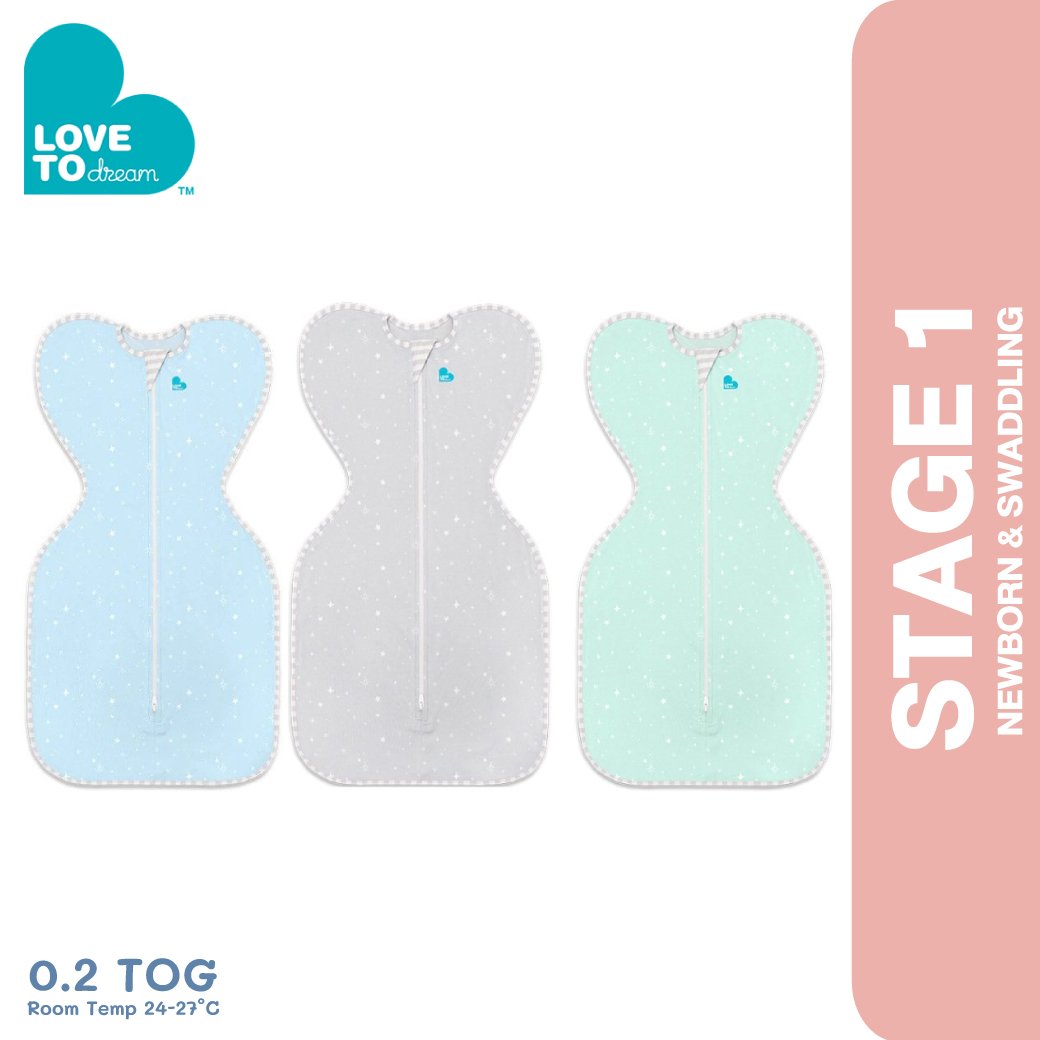 Love To Dream SWADDLE UP™ Lite 0.2 TOG (Ultra Light Cotton)